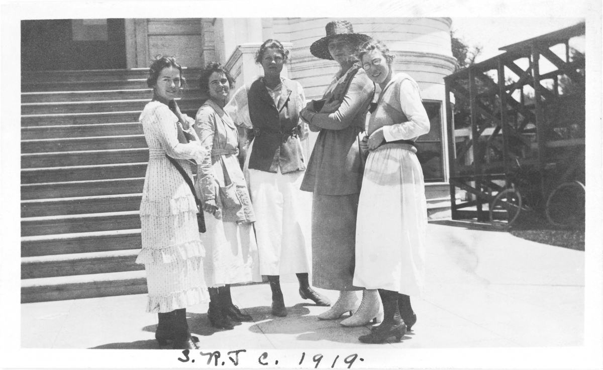 Students from the first SRJC class in 1919